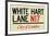 White Hart Lane N17 London Sign-null-Framed Art Print