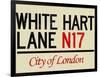 White Hart Lane N17 London-null-Framed Poster