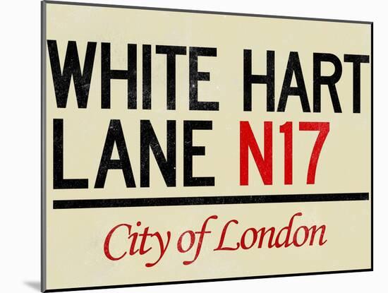 White Hart Lane N17 London-null-Mounted Poster