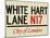 White Hart Lane N17 London-null-Mounted Poster