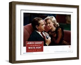 White Heat, from Left, James Cagney, Virginia Mayo, 1949-null-Framed Art Print