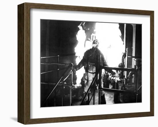 White Heat, James Cagney, 1949-null-Framed Photo