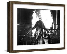 White Heat, James Cagney, 1949-null-Framed Photo