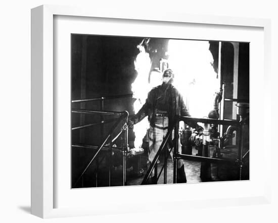 White Heat, James Cagney, 1949-null-Framed Photo