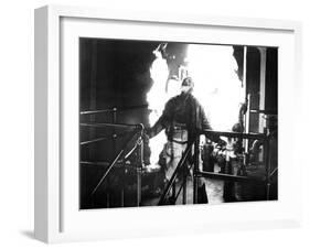 White Heat, James Cagney, 1949-null-Framed Photo