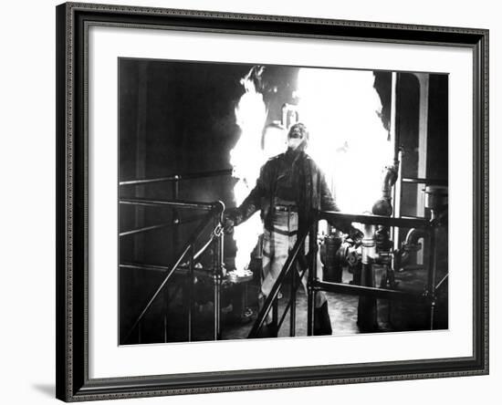 White Heat, James Cagney, 1949-null-Framed Photo