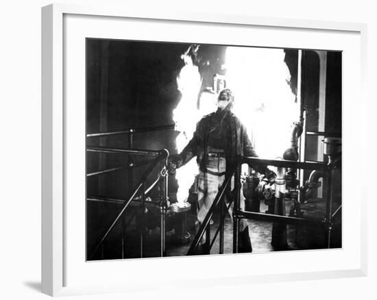 White Heat, James Cagney, 1949-null-Framed Photo