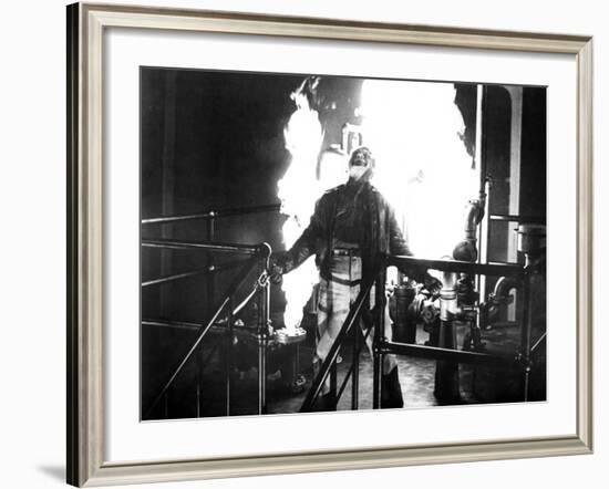 White Heat, James Cagney, 1949-null-Framed Photo