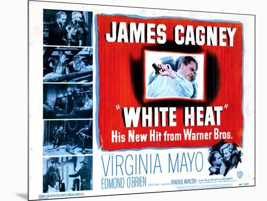 White Heat, James Cagney, 1949-null-Mounted Art Print