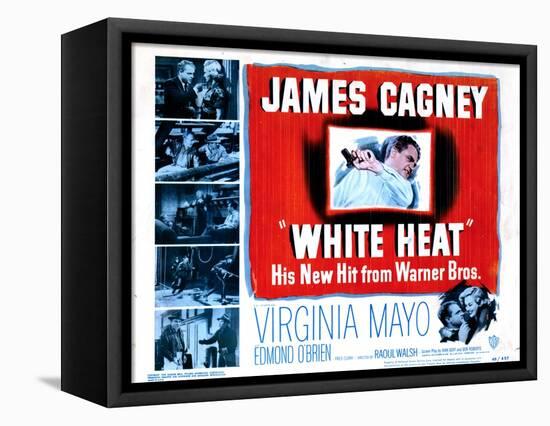 White Heat, James Cagney, 1949-null-Framed Stretched Canvas