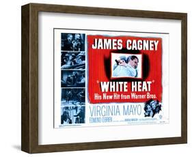 White Heat, James Cagney, 1949-null-Framed Art Print