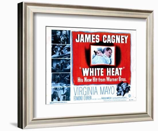 White Heat, James Cagney, 1949-null-Framed Art Print