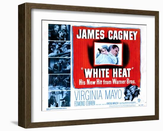 White Heat, James Cagney, 1949-null-Framed Art Print