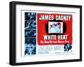 White Heat, James Cagney, 1949-null-Framed Art Print