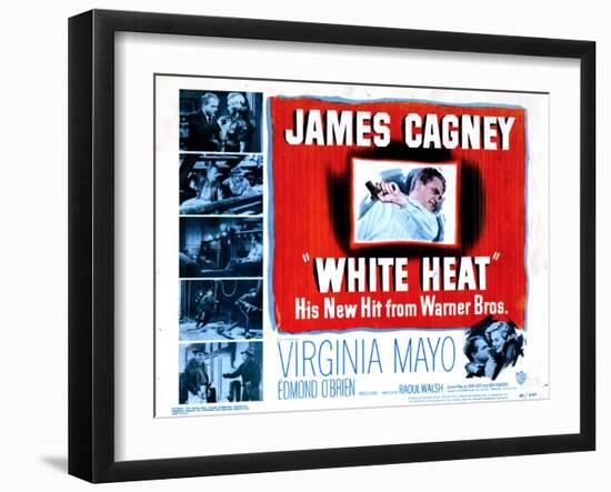 White Heat, James Cagney, 1949-null-Framed Art Print