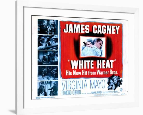 White Heat, James Cagney, 1949-null-Framed Art Print