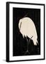 White Heron Standing in the Rain-Koson Ohara-Framed Giclee Print