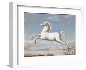 White Horse, 1560-99-Joris Hoefnagel-Framed Art Print