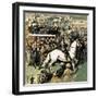 White Horse at the 1923 Cup Final at Wembley-English School-Framed Giclee Print