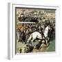 White Horse at the 1923 Cup Final at Wembley-English School-Framed Giclee Print