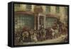 White Horse Cellar Hatchetts, Piccadilly, London-J.C. Maggs-Framed Stretched Canvas