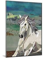 White Horse Freedom-Jenny McGee-Mounted Art Print