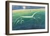 White Horse Hill, Uffington, 1992-Evangeline Dickson-Framed Premium Giclee Print