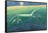 White Horse Hill, Uffington, 1992-Evangeline Dickson-Framed Stretched Canvas