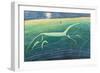 White Horse Hill, Uffington, 1992-Evangeline Dickson-Framed Giclee Print