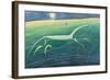 White Horse Hill, Uffington, 1992-Evangeline Dickson-Framed Giclee Print