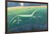 White Horse Hill, Uffington, 1992-Evangeline Dickson-Framed Giclee Print