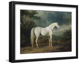 White Horse in a Wooded Landscape, 1791-Sawrey Gilpin-Framed Giclee Print