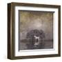 White Horse in Pond-Dawne Polis-Framed Giclee Print