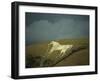 White Horse Near Westbury, Wiltshire, England, United Kingdom, Europe-David Beatty-Framed Photographic Print