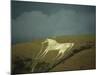 White Horse Near Westbury, Wiltshire, England, United Kingdom, Europe-David Beatty-Mounted Photographic Print