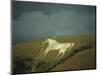 White Horse Near Westbury, Wiltshire, England, United Kingdom, Europe-David Beatty-Mounted Photographic Print