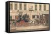 White Horse Tavern and Hotel, Fetter Lane, London-James Pollard-Framed Stretched Canvas