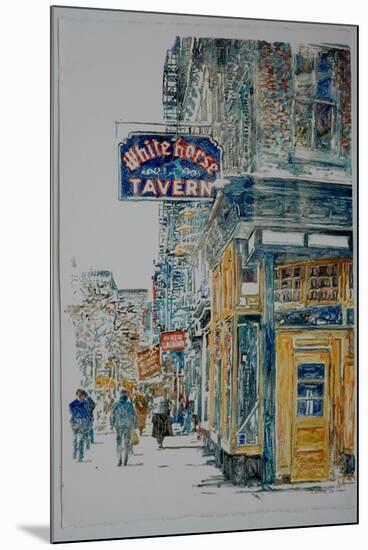 White Horse Tavern, West Village,1996-Anthony Butera-Mounted Giclee Print