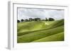 White Horse, the Cherhill Downs, Wiltshire, England, United Kingdom, Europe-Graham Lawrence-Framed Photographic Print