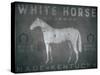 White Horse with Words-Ryan Fowler-Stretched Canvas