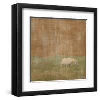 White Horse-Erin Clark-Framed Giclee Print