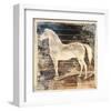 White Horse-Irena Orlov-Framed Art Print