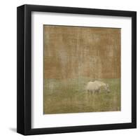 White Horse-Erin Clark-Framed Art Print