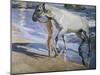 White Horse-Joaquín Sorolla y Bastida-Mounted Art Print