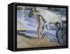 White Horse-Joaquín Sorolla y Bastida-Framed Stretched Canvas