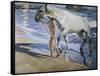 White Horse-Joaquín Sorolla y Bastida-Framed Stretched Canvas