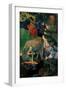 White Horse-Paul Gauguin-Framed Art Print