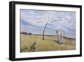 White Horse-Giovanni Fattori-Framed Giclee Print