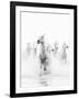 White Horses of Camargue Running Through the Water, Camargue, France-Nadia Isakova-Framed Photographic Print