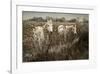 White Horses-David Winston-Framed Giclee Print